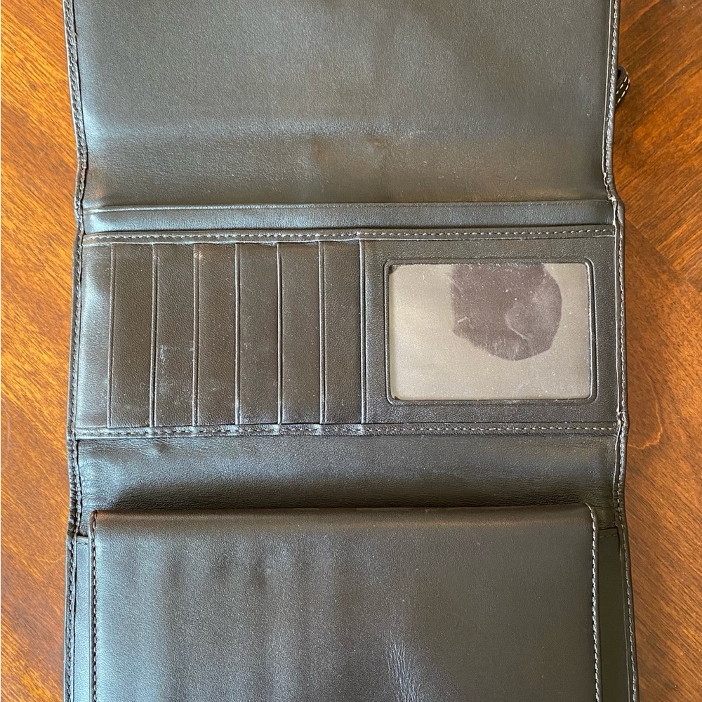 Coach Signature Large Envelope Wallet With Separa… - image 5